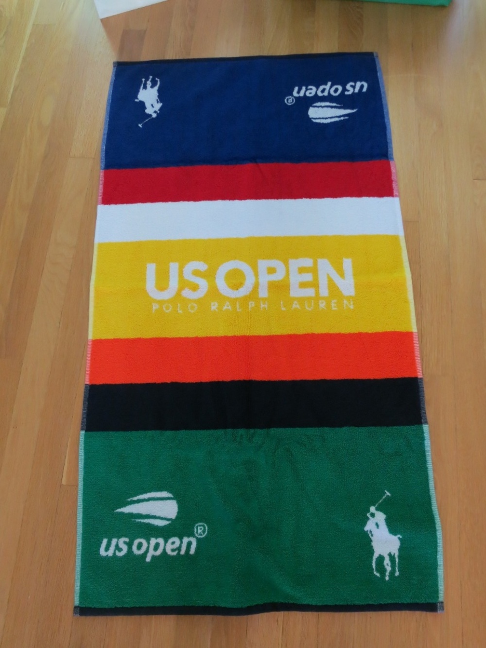 US Open Polo On Court Undated Bath or Beach Towel - Brand new